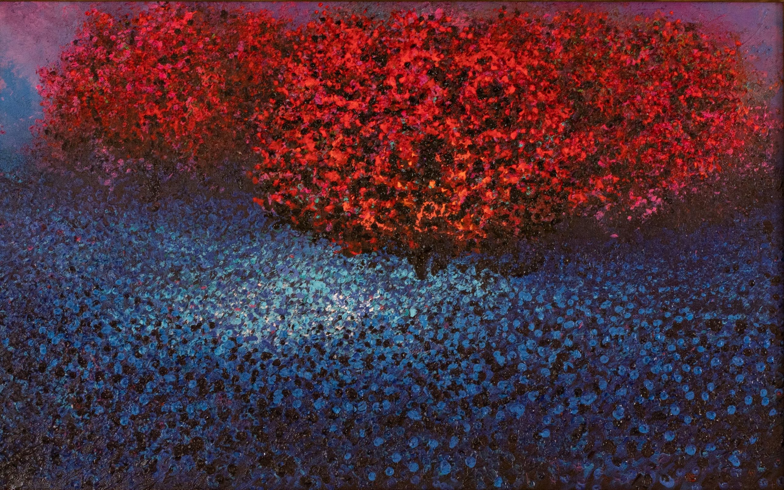 Crimson Canopy (30 x 48 inches)