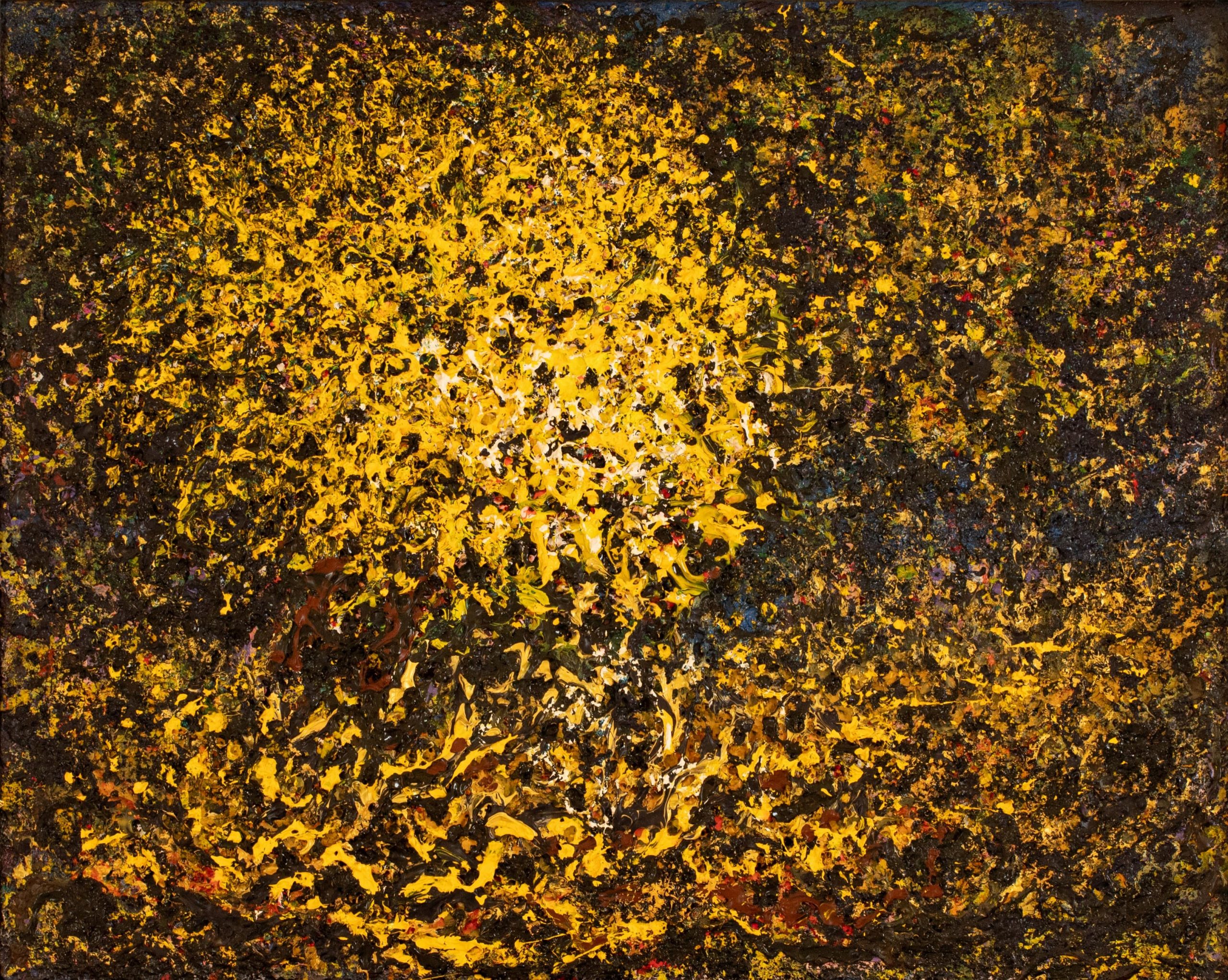 Golden Core (36 × 36 inch)